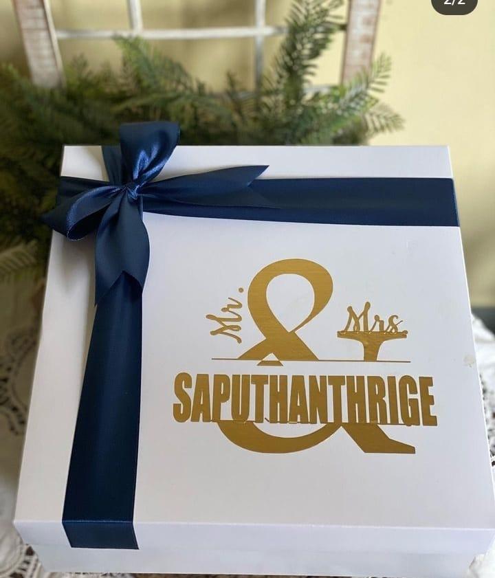 Custom White Gift Box - Mugshotlk