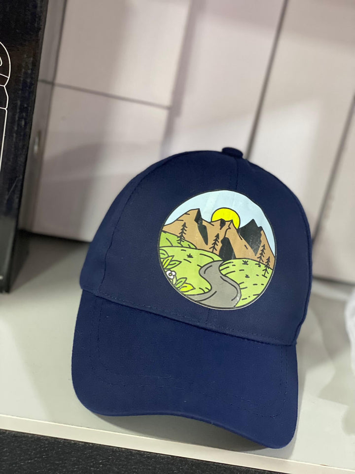 Sunset Mountain Pathway Cap - Cap Printing in Sri Lanka - Mugshotlk