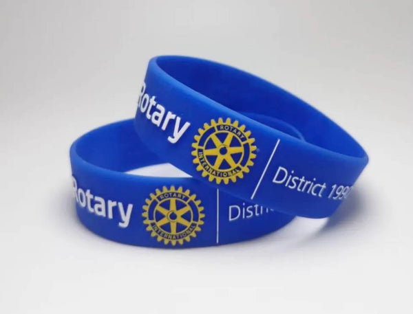 Embossed/Debossed Silicone Wristbands