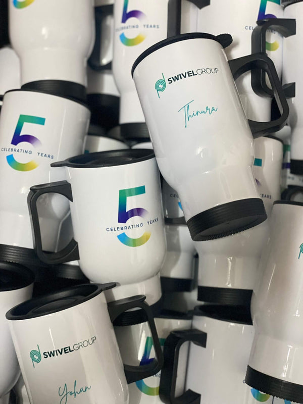 Travel Mugs for your Corporate Gifts and Hampers