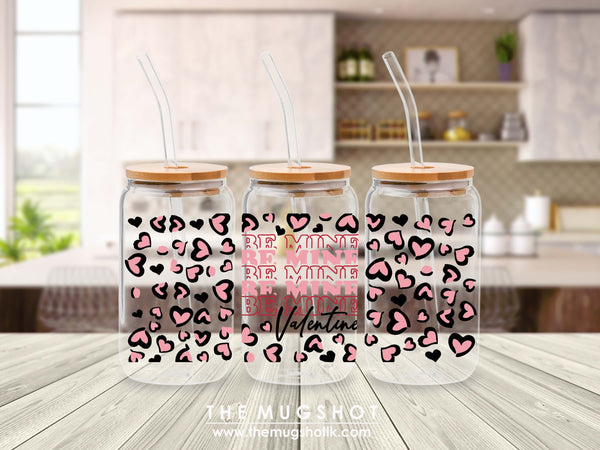 "Be My Valentine" Glass Tumbler – Sip Love in Every Sip