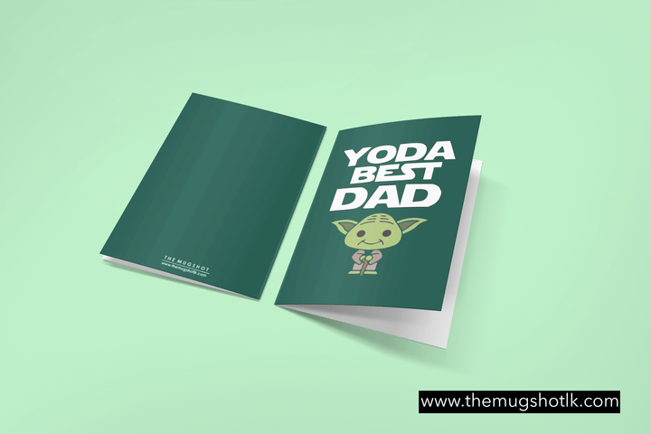 Yoda Best Dad Card - Mugshotlk