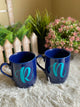 Dark Blue -Decade in love - Couple mugs