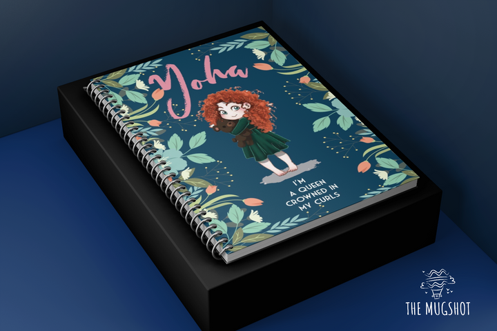 Cartoon Girl Notebook - Mugshotlk